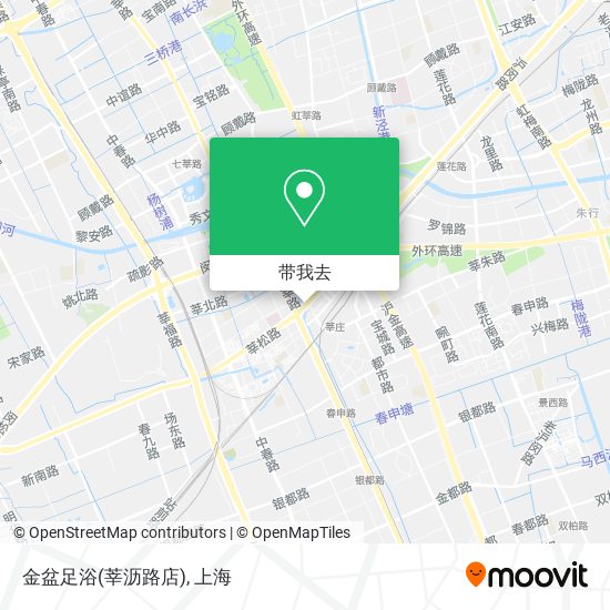 金盆足浴(莘沥路店)地图