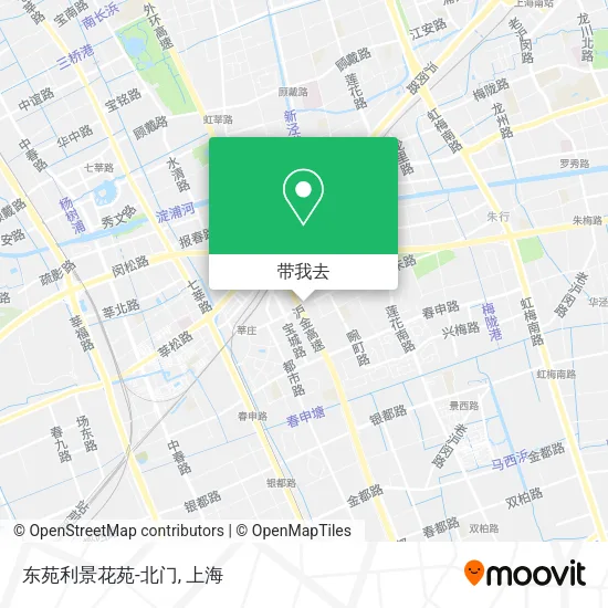 东苑利景花苑-北门地图