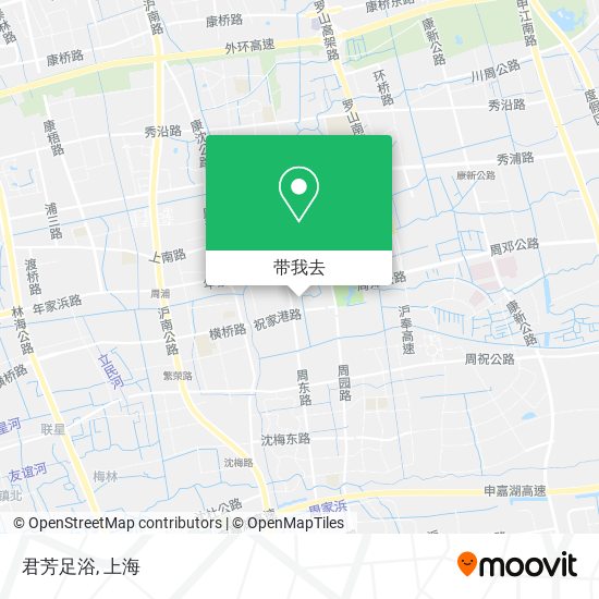 君芳足浴地图