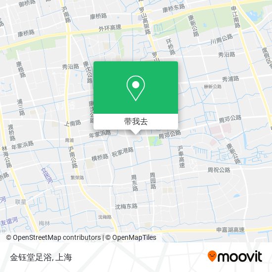 金钰堂足浴地图