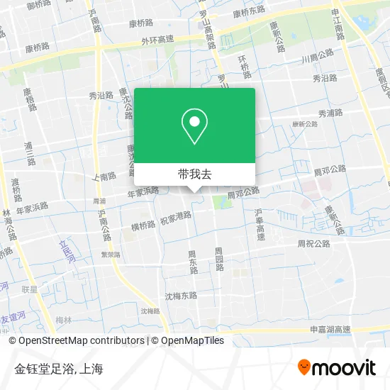 金钰堂足浴地图