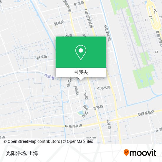 光阳浴场地图