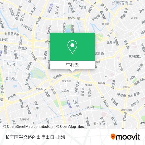 长宁区兴义路的出库出口地图
