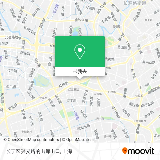 长宁区兴义路的出库出口地图