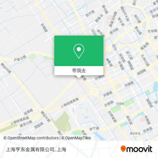 上海亨东金属有限公司地图