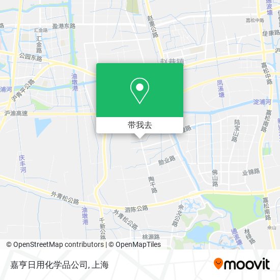 嘉亨日用化学品公司地图