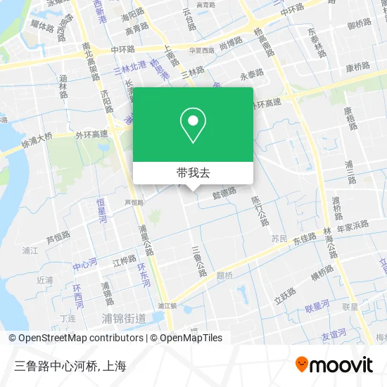 三鲁路中心河桥地图