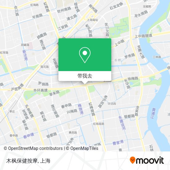 木枫保健按摩地图