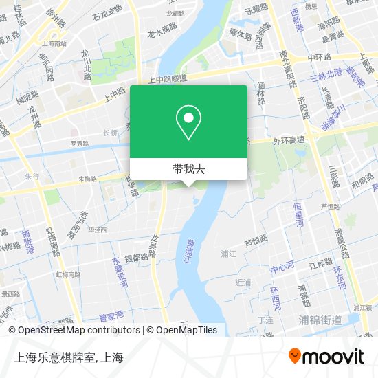 上海乐意棋牌室地图