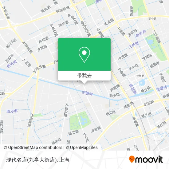 现代名店(九亭大街店)地图