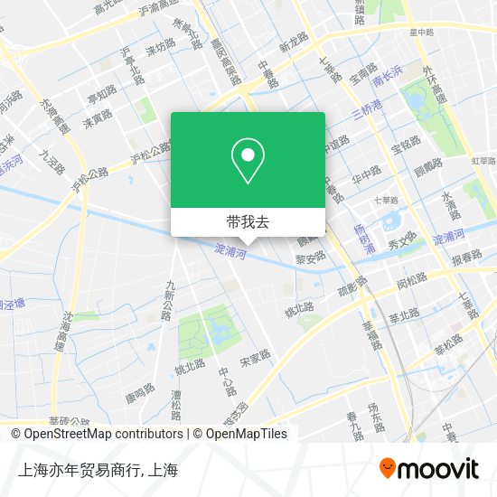 上海亦年贸易商行地图