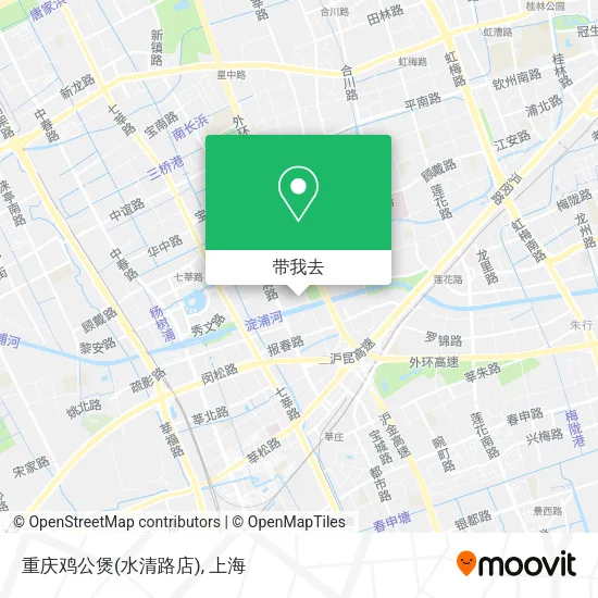 重庆鸡公煲(水清路店)地图