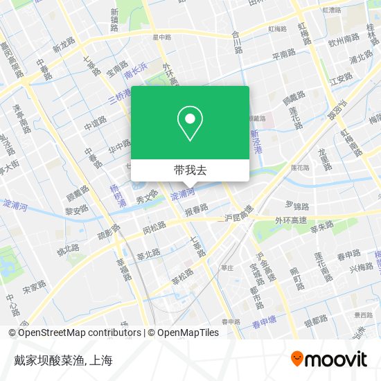 戴家坝酸菜渔地图