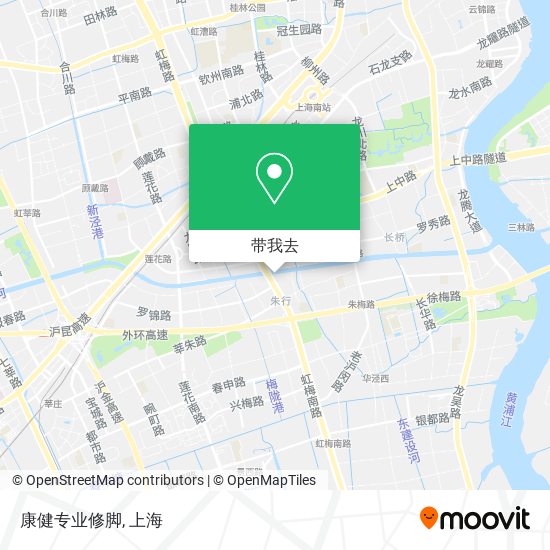 康健专业修脚地图