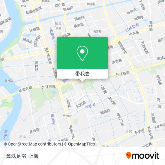 鑫磊足浴地图