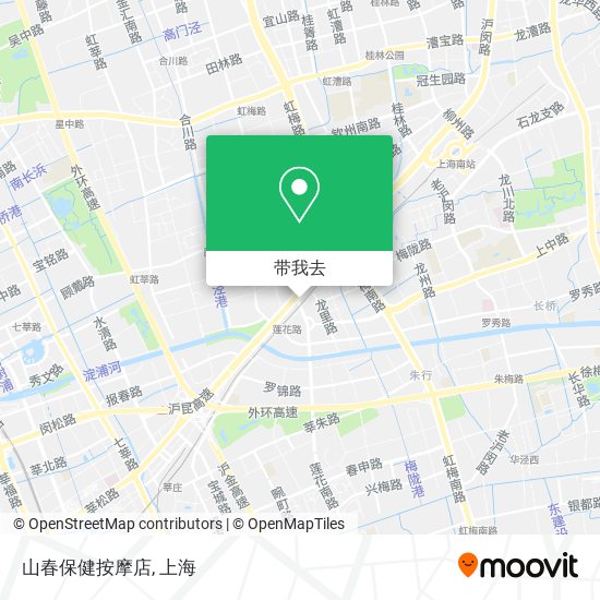 山春保健按摩店地图