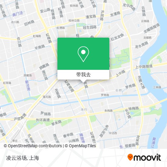 凌云浴场地图