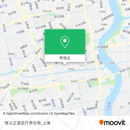 青云正道足疗养生馆地图