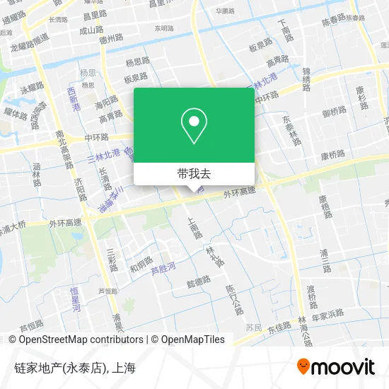 链家地产(永泰店)地图