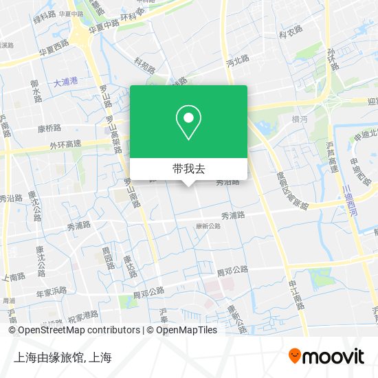 上海由缘旅馆地图