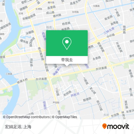 宏娟足浴地图