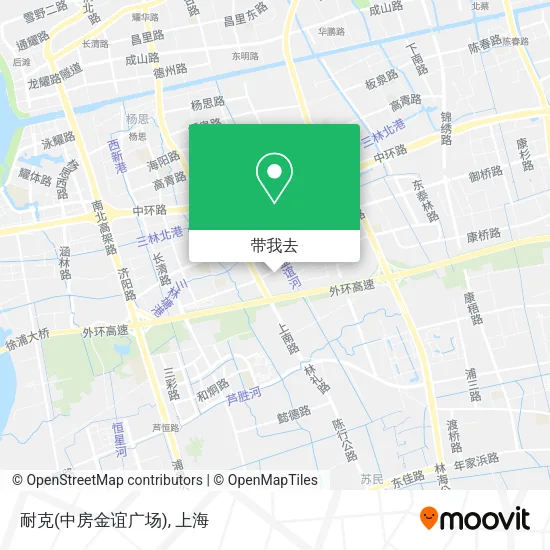 耐克(中房金谊广场)地图