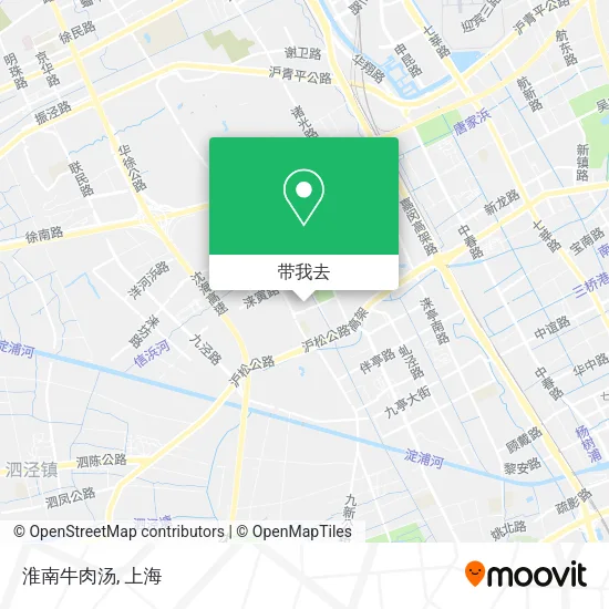 淮南牛肉汤地图