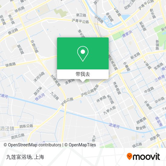 九莲富浴场地图