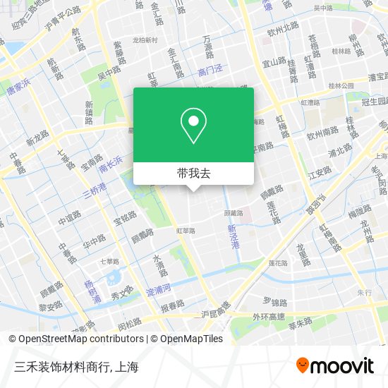 三禾装饰材料商行地图