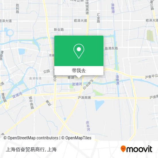 上海佰奋贸易商行地图