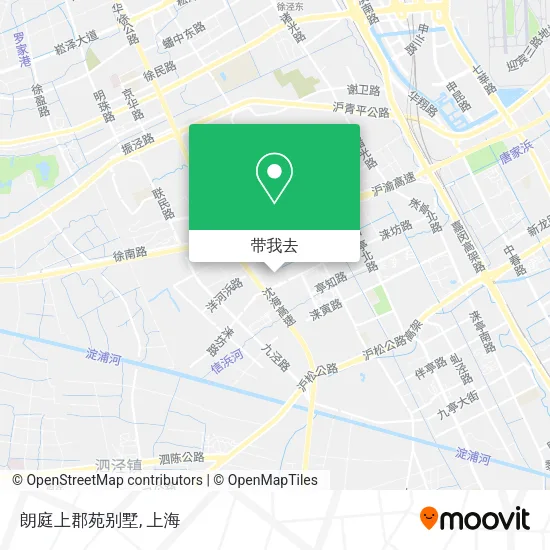 朗庭上郡苑别墅地图