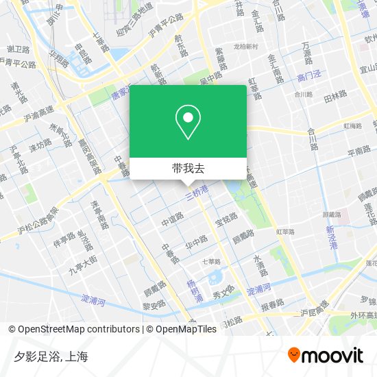 夕影足浴地图