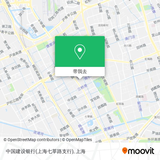 中国建设银行(上海七莘路支行)地图