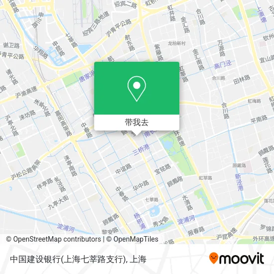 中国建设银行(上海七莘路支行)地图