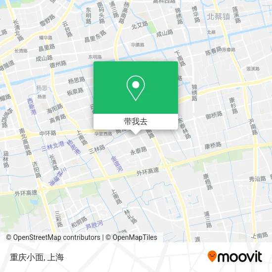 重庆小面地图