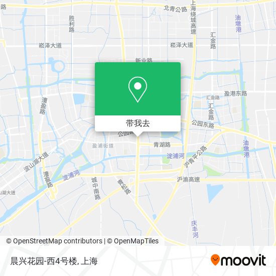 晨兴花园-西4号楼地图