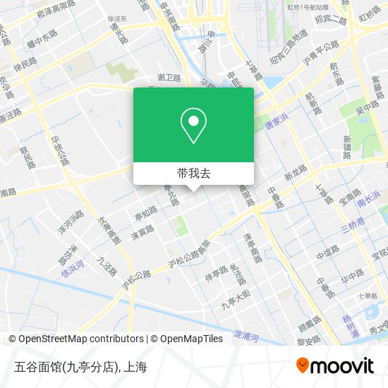 五谷面馆(九亭分店)地图