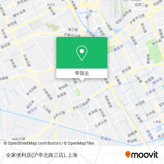全家便利店(沪亭北路三店)地图