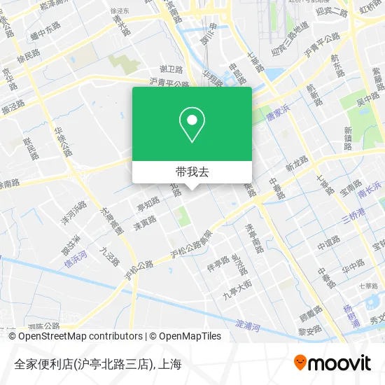 全家便利店(沪亭北路三店)地图