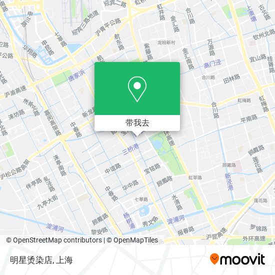 明星烫染店地图