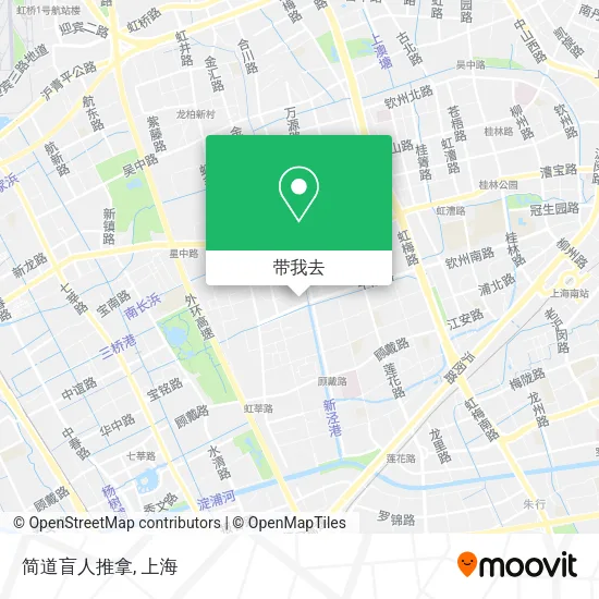 简道盲人推拿地图