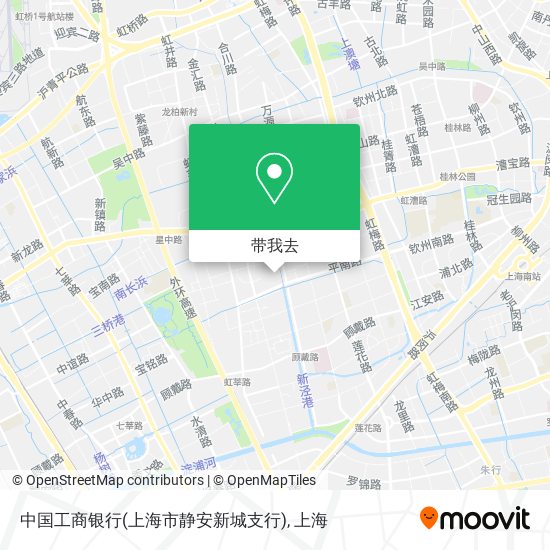 中国工商银行(上海市静安新城支行)地图