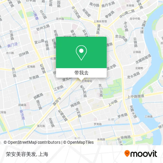 荣安美容美发地图