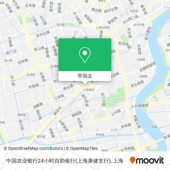 中国农业银行24小时自助银行(上海康健支行)地图