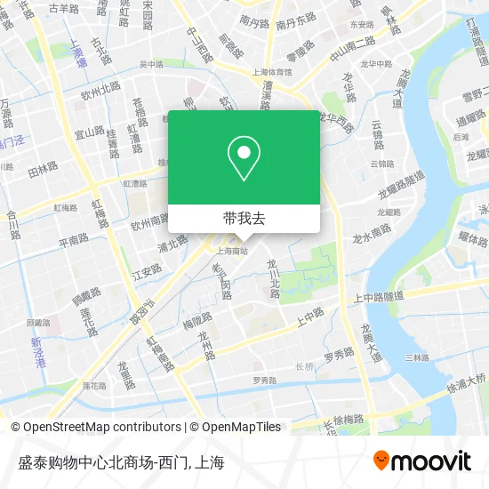 盛泰购物中心北商场-西门地图