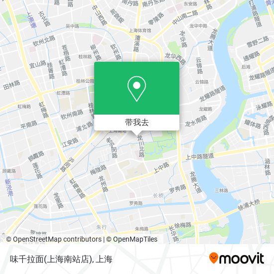 味千拉面(上海南站店)地图