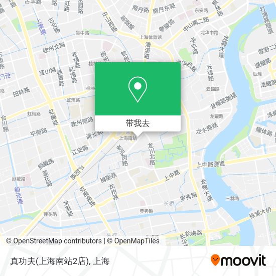真功夫(上海南站2店)地图