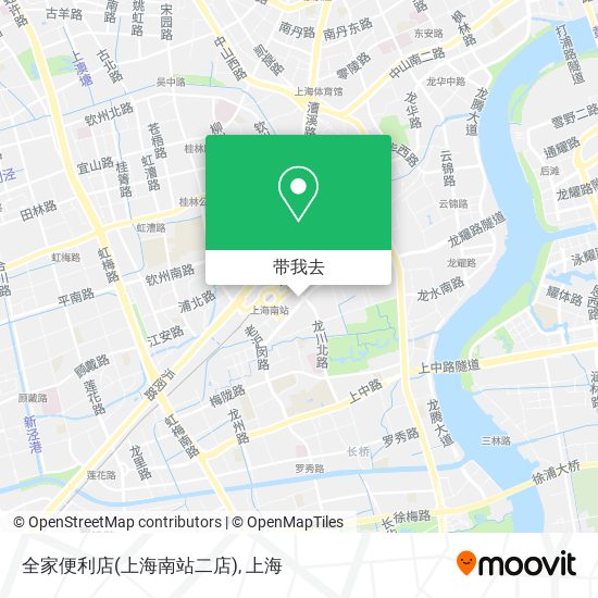 全家便利店(上海南站二店)地图