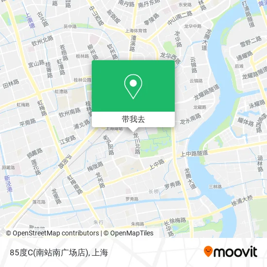 85度C(南站南广场店)地图