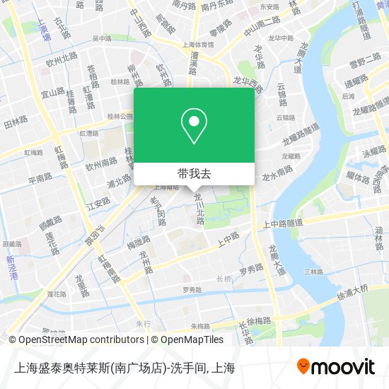 上海盛泰奥特莱斯(南广场店)-洗手间地图